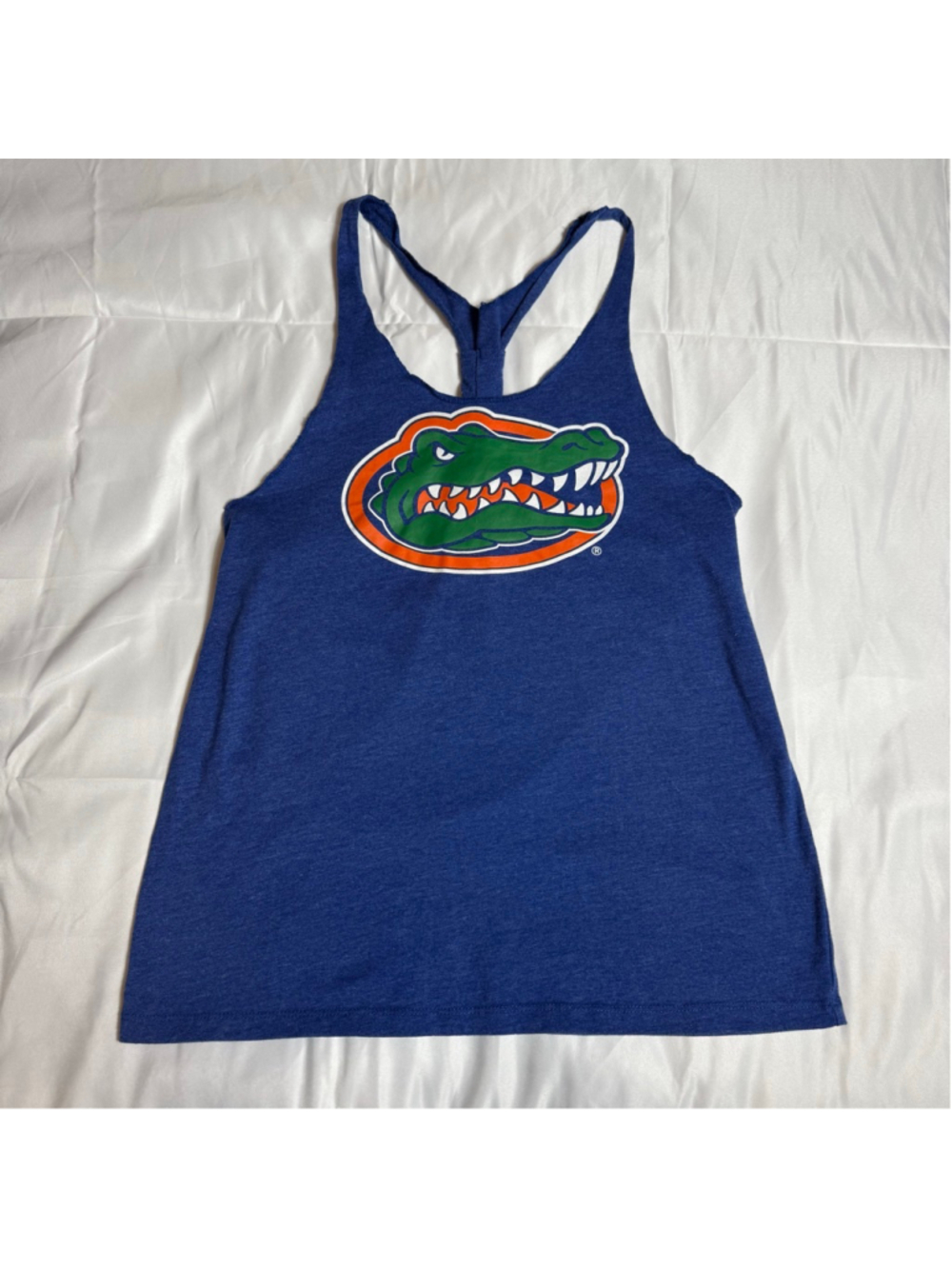 Women's Colosseum Blue Green Florida Gators Tank Top S